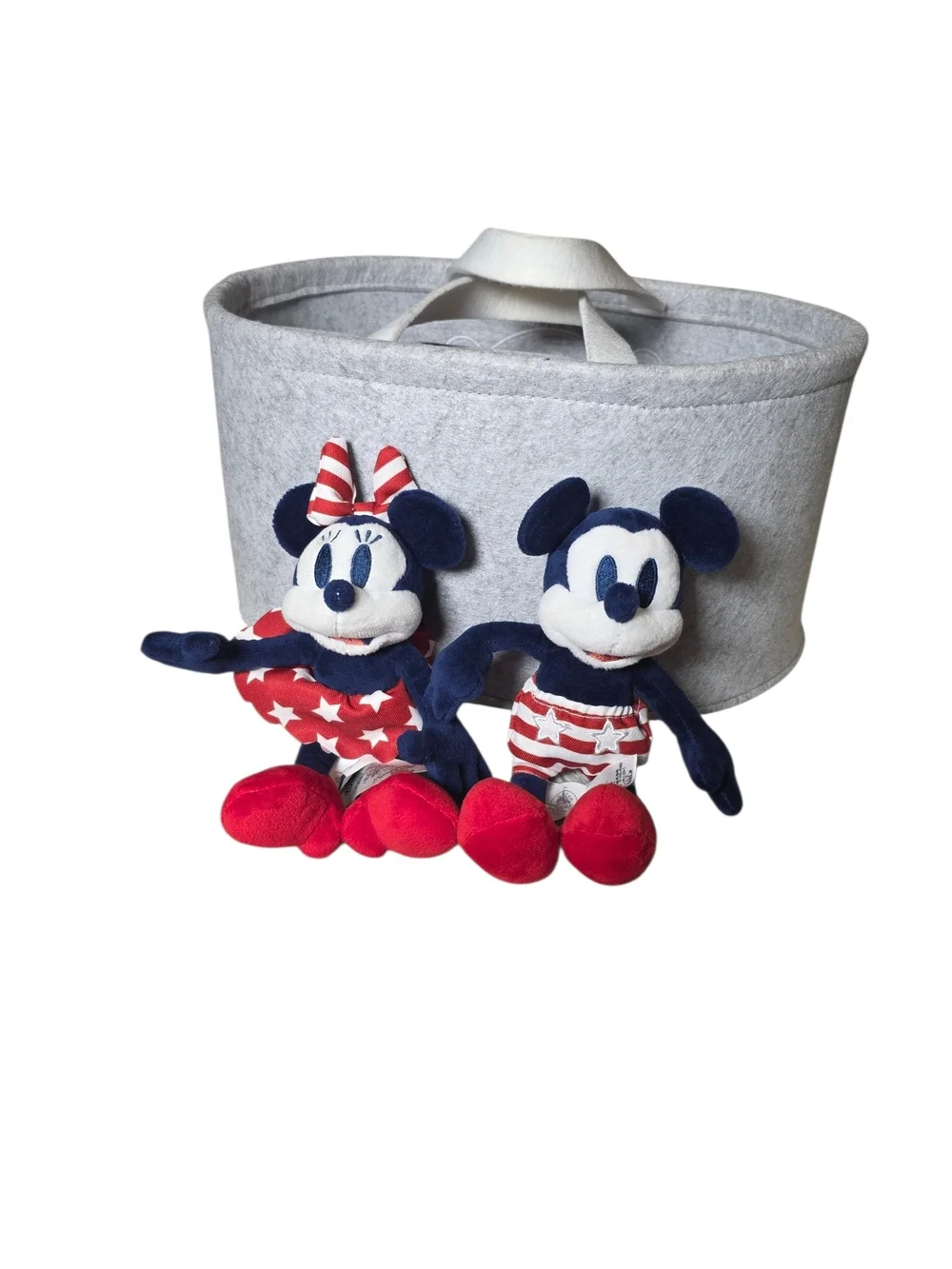 Disney Cruise Line Pirate Bandana + Patriotic Mickey & Minnie Plush Bundle